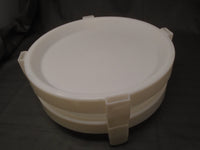 Vintage 70's White Divide-A-Rack 10" Pie Stackers- Set of 2 | Ozzy's Antiques, Collectibles & More