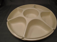 Vintage 70's Tupperware Serving Center Tray | Ozzy's Antiques, Collectibles & More