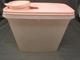 Vintage 90's Tupperware  Rare Pink/Blush Cereal Keeper Container-13 cups | Ozzy's Antiques, Collectibles & More