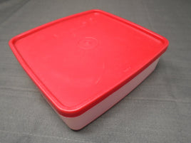 Vintage 70's Tupperware Square Sandwich Container W/Lid | Ozzy's Antiques, Collectibles & More