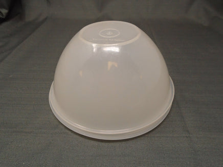 Vintage  Tupperware 5 Cup Bowl-Clear/White | Ozzy's Antiques, Collectibles & More