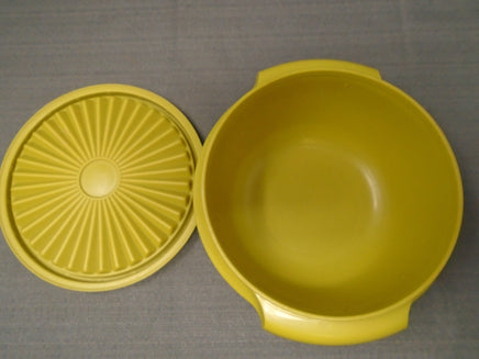 Vintage 70's Tupperware  Storage Bowl W/ Matching Lid- Almond | Ozzy's Antiques, Collectibles & More