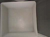 Vintage 70's Tupperware Large Clear Square Keeper W/Carrier | Ozzy's Antiques, Collectibles & More