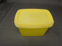 Vintage 60's Tupperware Rectangle Container- Yellow | Ozzy's Antiques, Collectibles & More