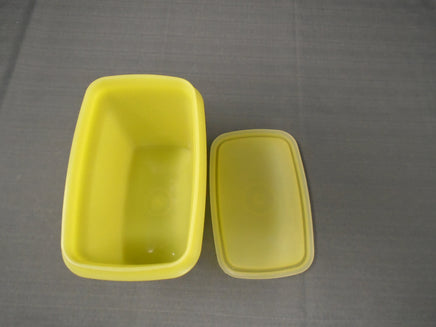Vintage 60's Tupperware Rectangle Container- Yellow | Ozzy's Antiques, Collectibles & More