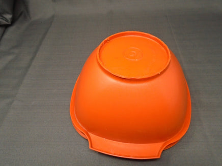 Vintage Tupperware Servalier Bowl W/Push Top Lid-Orange | Ozzy's Antiques, Collectibles & More