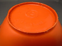 Vintage Tupperware Servalier Bowl W/Push Top Lid-Orange | Ozzy's Antiques, Collectibles & More