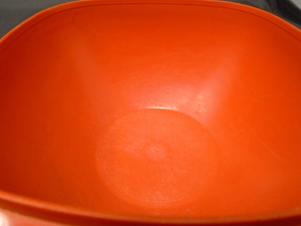 Vintage Tupperware Servalier Bowl W/Push Top Lid-Orange | Ozzy's Antiques, Collectibles & More