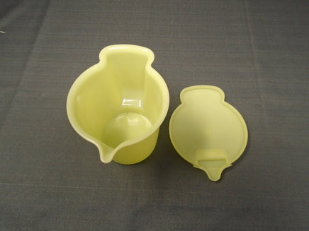 Vintage 60's Tupperware Creamer Container W/Snap/Flip Lid-Yellow | Ozzy's Antiques, Collectibles & More