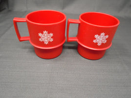 Vintage Tupperware Christmas Mug-No Lid- Set of 2 | Ozzy's Antiques, Collectibles & More