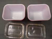 Rare Vintage 50's Red Pyrex Refrigerator Dish W/Lid- Set of 2-#501 | Ozzy's Antiques, Collectibles & More