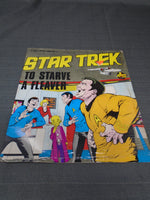 Vintage 1976 Star Trek To Starve A Fleaver Vinyl Record 33 1/3 RPM Power Records #2307 | Ozzy's Antiques, Collectibles & More