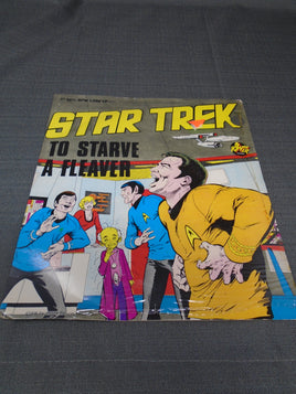 Vintage 1976 Star Trek To Starve A Fleaver Vinyl Record 33 1/3 RPM Power Records #2307 | Ozzy's Antiques, Collectibles & More