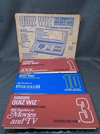 Vintage 1980 Coleco Quiz Whiz Computer Game Console + 3 Games | Ozzy's Antiques, Collectibles & More