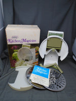 Vintage 1970s Popeil's Kitchen Magician Food Cutter Slicer Shredder Original Box | Ozzy's Antiques, Collectibles & More