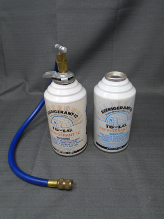 IG-LO Refrigerant 12 W/ Fill Hose-(2) 14 Oz cans | Ozzy's Antiques, Collectibles & More