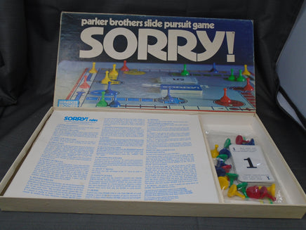 Vintage 1972 Sorry Game By Parker Brothers | Ozzy's Antiques, Collectibles & More