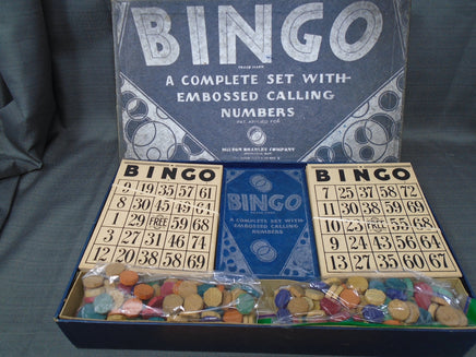 Rare 1930's Milton Bradley Bingo Game | Ozzy's Antiques, Collectibles & More