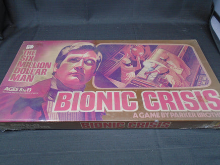 Vintage 1976 Six Million Dollar Man Bionic Crisis Board Game By Parker Brothers-Sealed | Ozzy's Antiques, Collectibles & More