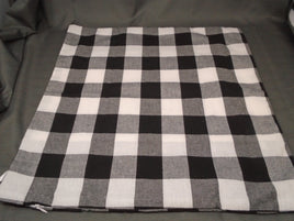 Black and White Checked Thankful Pillow Cover | Ozzy's Antiques, Collectibles & More