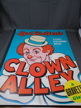 Rare 1965 Red Skelton Clown Alley Coloring Book Super Giant 21 7/8" x 16 7/8- New Old Stock | Ozzy's Antiques, Collectibles & More
