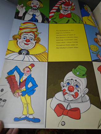 Rare 1965 Red Skelton Clown Alley Coloring Book Super Giant 21 7/8" x 16 7/8- New Old Stock | Ozzy's Antiques, Collectibles & More