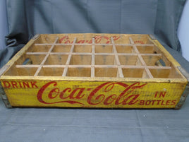 Vintage Yellow Coca Cola Crate- Chattanooga 1963 | Ozzy's Antiques, Collectibles & More