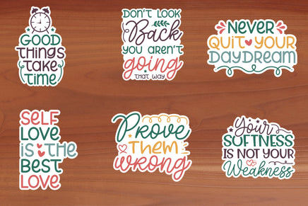 Motivational Sticker Sheet-12 Stickers | Ozzy's Antiques, Collectibles & More
