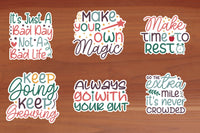 Motivational Sticker Sheet-12 Stickers | Ozzy's Antiques, Collectibles & More