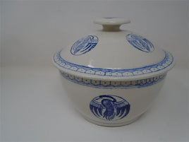 Vintage Oriental Soup/Rice Porcelain Bowl W/Lid | Ozzy's Antiques, Collectibles & More