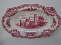 Old Britian Castles Pink Gravy Boat - Johnson Brothers England | Ozzy's Antiques, Collectibles & More