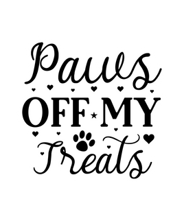 Paws Of My Treats Sticker