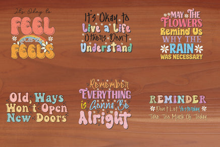 Positive Quotes Sticker Sheet-21 Stickers | Ozzy's Antiques, Collectibles & More