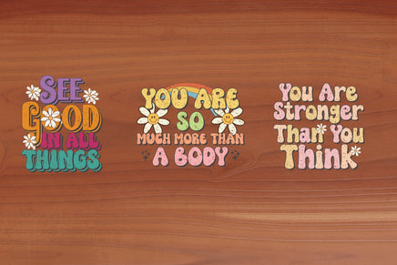 Positive Quotes Sticker Sheet-21 Stickers | Ozzy's Antiques, Collectibles & More