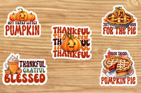 Thanksgiving Retro Sticker Sheet-10 Stickers | Ozzy's Antiques, Collectibles & More