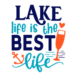 Lake Life Is The Best Life Sticker