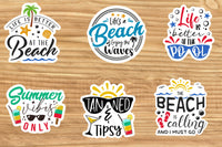 Summer Sticker Sheet-12 Stickers | Ozzy's Antiques, Collectibles & More