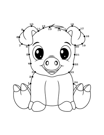 50 Cute Animals Dot to Dot Page for Kids | Ozzy's Antiques, Collectibles & More
