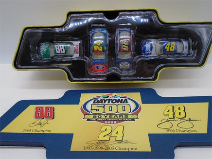 2008 Hendrick Motorsports 4 Car Tin Set Daytona 500 50 Years 1/64 Nascar Diecast | Ozzy's Antiques, Collectibles & More