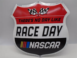 Nascar Race Day Embossed Metal Sign | Ozzy's Antiques, Collectibles & More