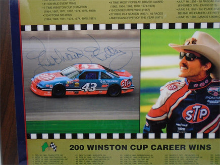 Autographed Richard Petty A Legend Of Auto Racing Career Highlights 200 Wins | Ozzy's Antiques, Collectibles & More