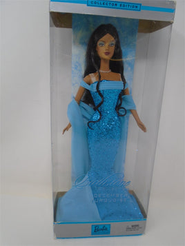 2002 Birthstone Collection ~December Turquoise ~ African American Barbie-Collectors Edition | Ozzy's Antiques, Collectibles & More