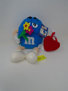 M & M Blue Holding Flowers 12 1/2" Plush W/Tags | Ozzy's Antiques, Collectibles & More