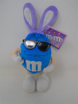 M & M Blue Bunny 9" Plush W/Tags | Ozzy's Antiques, Collectibles & More