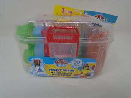 Playdoh Bath Bucket of Fun Moldable Soap & Storage Bucket 10 pieces | Ozzy's Antiques, Collectibles & More