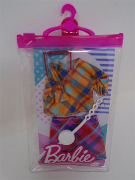 Barbie Multi-Colored Plaid Crop Top & Mini Skirt Fashion Pack | Ozzy's Antiques, Collectibles & More