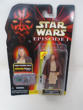 Star Wars Episode 1  Qui-Gon Jinn W/Lightsaver & Handle | Ozzy's Antiques, Collectibles & More