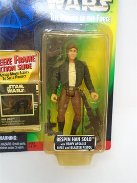 Star Wars The Power Of The Force Bespin Han Solo With Heavy Assault Rifles & Blaster Pistol | Ozzy's Antiques, Collectibles & More