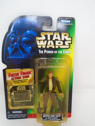 Star Wars The Power Of The Force Bespin Han Solo With Heavy Assault Rifles & Blaster Pistol | Ozzy's Antiques, Collectibles & More