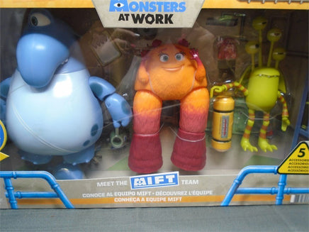 Disney Monsters at Work Meet The MIFT Team Figures Pack | Ozzy's Antiques, Collectibles & More